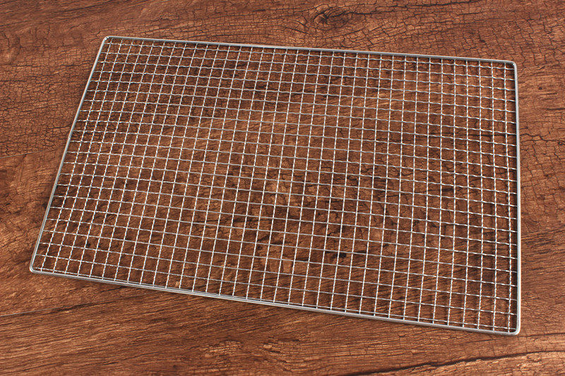 长方形烧烤网户外烤肉网大烤炉网架镀锌铁丝户外烤炉烤网不锈钢网