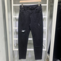 Brow Daddy jeans women 2021 Autumn New High waist loose thin European products Hot Diamond Haren pants pants tide