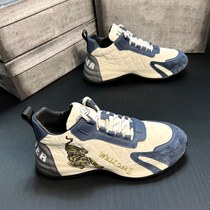 VIRRI CIAGA texture Good Spring new Breathable Old Daddy Shoes Men Trend Thick Bottoms Sports Casual Shoes