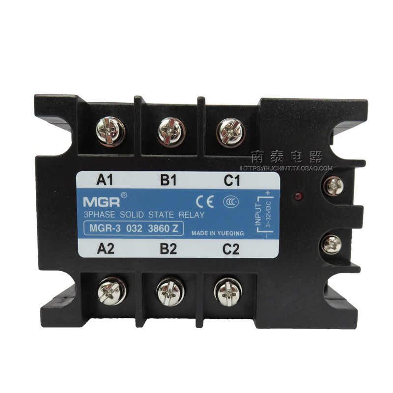 genuine meigel three-phase solid state relay mgr-3 032 3860 z 60a dc control ac