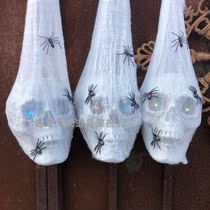 Secret Room Escape Venue Arrangement Horror Room Decoration Luminous Skulls Skull head pendant Halloween Ghost House Bar Props