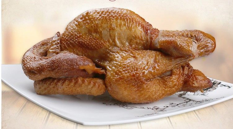 【包邮】山东菏泽特产 郓城皮家皮婆婆烧鸡农家土鸡2只真空礼盒装