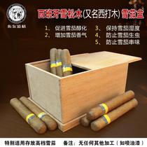 Burdoug cigar moisturizer box pure imported Spanish Cedar solid wood insect proof