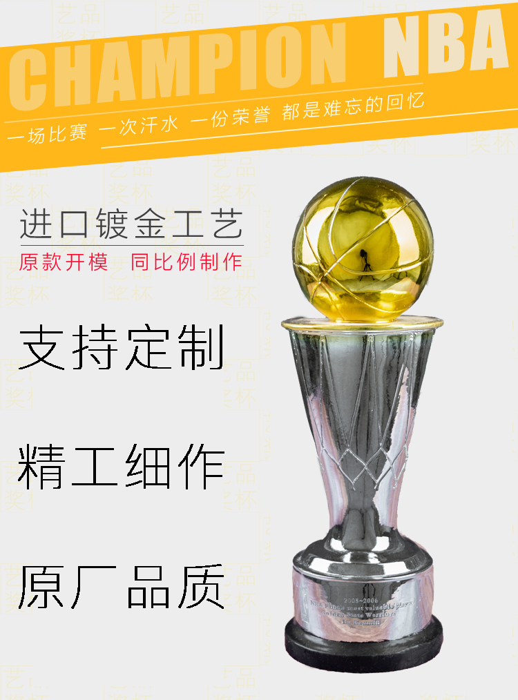 【会员专享】nba总冠军总决赛fmvp篮球比赛奖杯优秀球员扣篮王