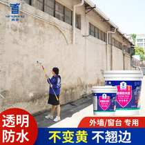 Qinglong external wall waterproof paint transparent window balcony kitchen special plugging water material leakage outdoor waterproof glue