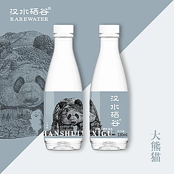 【汉水硒谷】天然矿泉水秦岭四宝330ml*24瓶[15元优惠券]-寻折猪