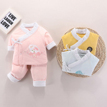 Newborn baby clothes spring and autumn winter outside warm Monk cotton-padded jacket newborn cotton-padded clothes cotton baby cotton suit