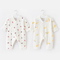 Baby jumpsuit spring and autumn summer cotton newborn baby monk suit baby ha clothes newborn clothes