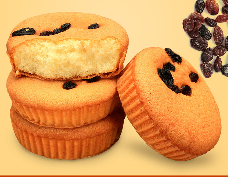 法式鸡蛋糕3斤整箱批发 小面包提子糕点儿童营养早餐休闲零食_7折现价