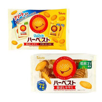 Japan imports snacks tohato peach hado chuckle cheesebumps with crunchy sesame with a thin crispy cookie