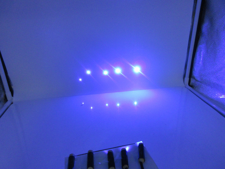 蓝紫光点状激光器服装定位模组蓝色点光源405nm大功率点状激光器