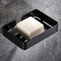 Bathroom 304 stainless steel soap box balcony soap rack wall-mounted creative drain soap net soap dish