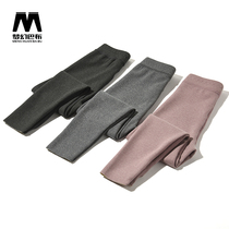 Girls leggings spring and autumn models wear black and white childrens solid color pants Girls childrens thick pants tide