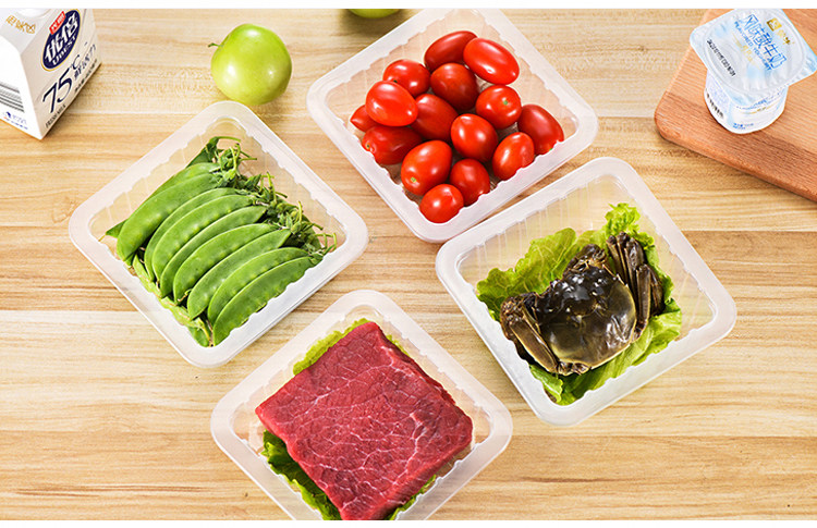 康欣抗冻一次性锁鲜盒生熟食打包盒卤味餐盒环保盒周黑鸭锁鲜盒