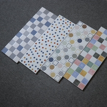 Nordic kitchen bathroom tiles 200600 Macaron tiles Milk tea store wall tiles Glazed tiles Balcony flowers