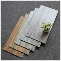 Nordic gray imitation wood grain tile 300600 antique brick Graffiti bar kitchen balcony floor tile Living room background wall