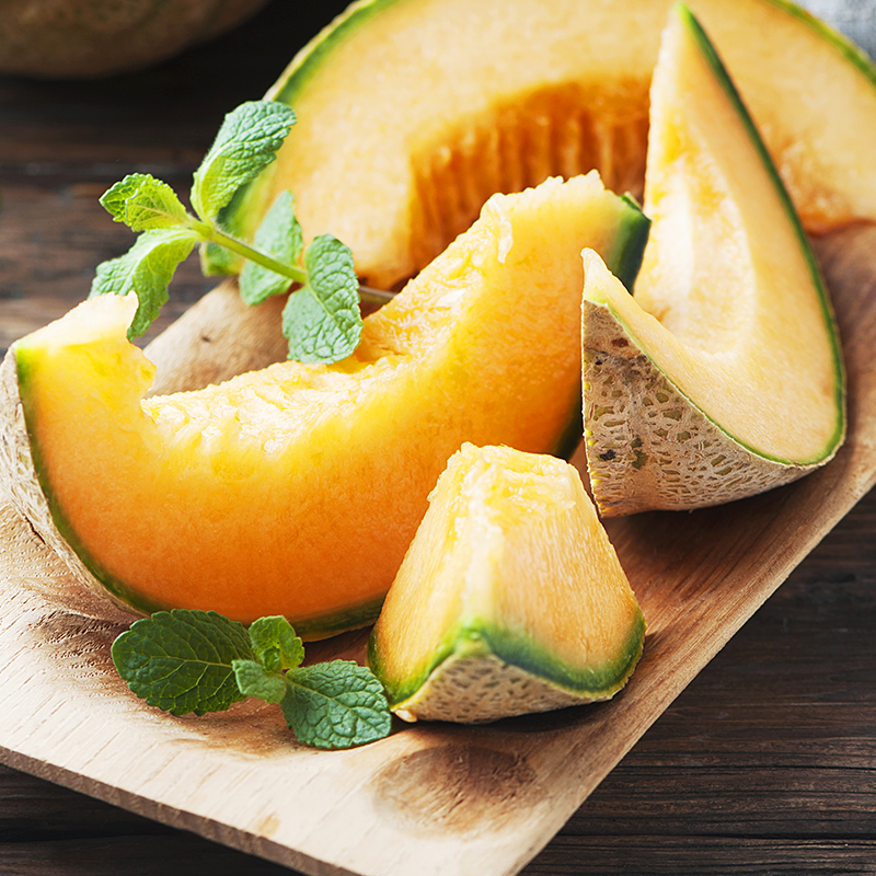歌慕新疆吐鲁番哈密瓜新鲜水果包邮香甜网纹瓜哈蜜瓜12个装约4斤