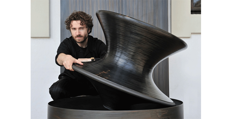 ansuner创意设计师家具 spun chair/陀螺椅 户外塑料360度旋转椅