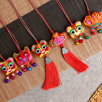 Dragon Boat Festival sachet baby tiger head pendant traditional embroidery baby colorful rope Tang suit accessories full moon 100 days old
