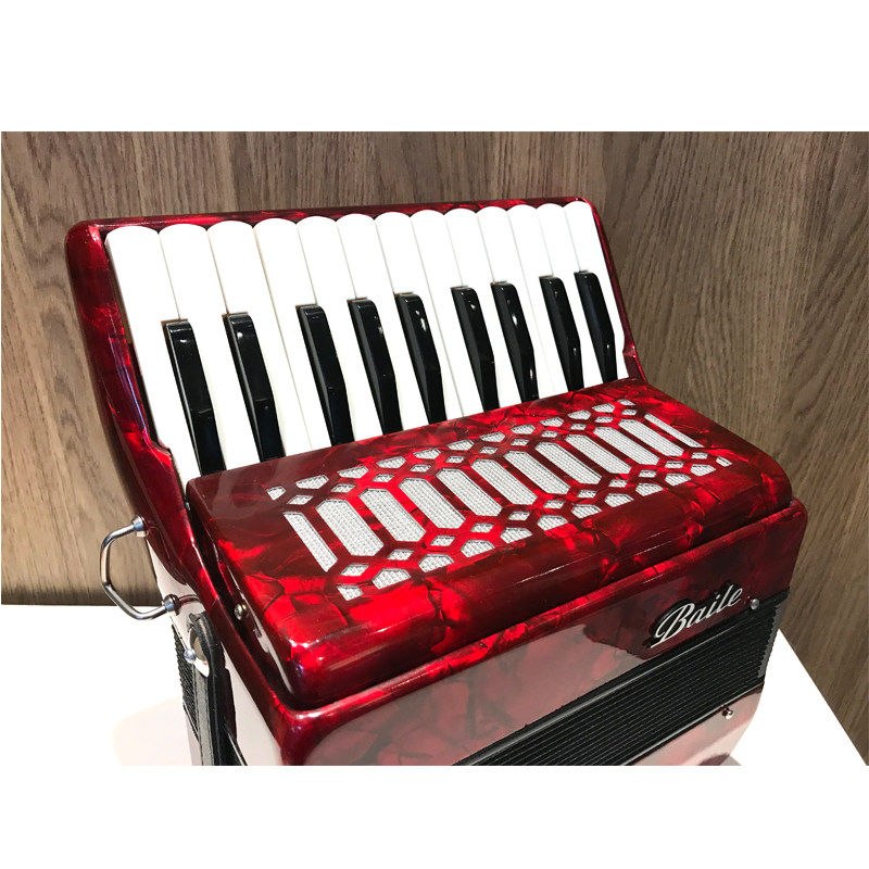 热销款上海百乐手风琴8贝司bs22键盘正品儿童启蒙初学超轻赠送包