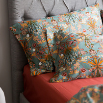 American vintage 60 Egyptian long-staple cotton four-piece cotton tribute satin quilt cover sheets 1 8m bedding