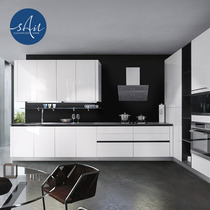 Creek bank cabinet custom kitchen overall open modern Nordic kitchen Zhongdao kitchen cabinet custom decoration design