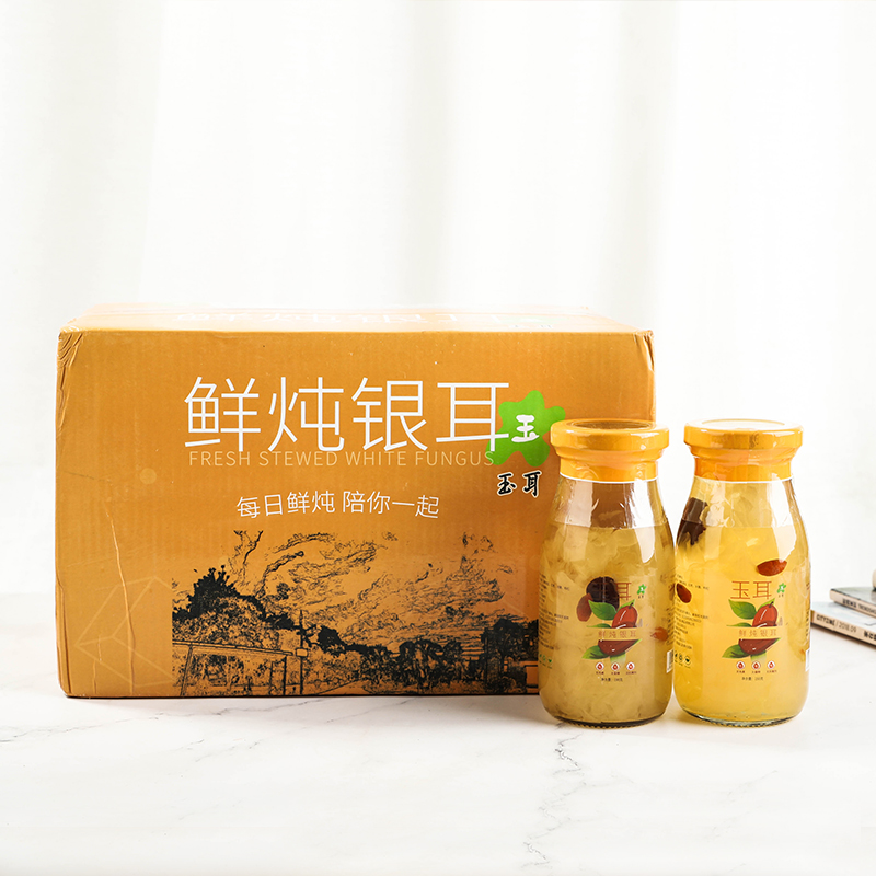 玉耳 即食鲜炖银耳羹 196ml*6瓶装