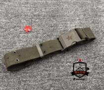 New style public canvas outer belt (retired) 81 tactical nylon American belt S-shaped waist seal neutral