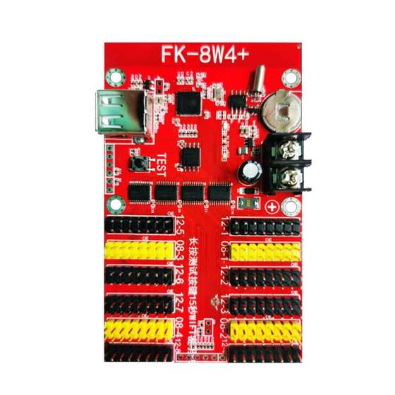 FK-8W4+ 비행 제어 LED 디스플레이 제어 카드 도어 헤드 스크린 장치 보드 휴대 전화 Wi-Fi 및 USB 드라이브 제어 FK-8W4+ 비행 제어 LED 디스플레이 제어 카드 도어 헤드 스크린 장치 보드 휴대 전화 Wi-Fi 및 USB 드라이브 제어