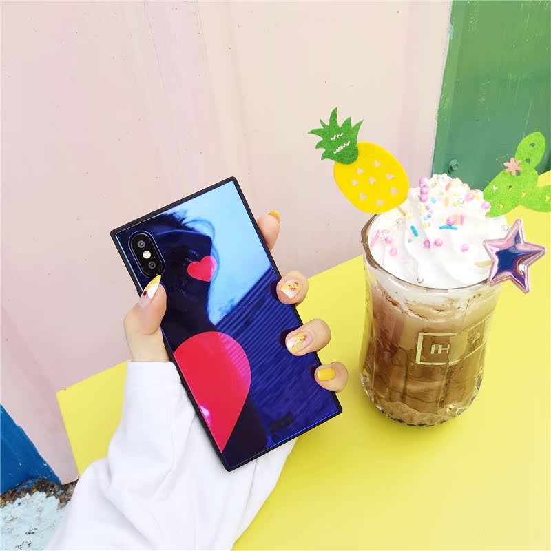 抖音同款苹果6s手机壳情侣iphonex保护套六pl