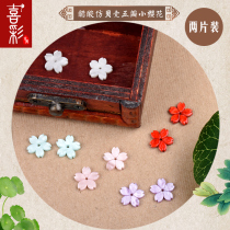 Joycolor DIY ancient wind Han clothes hairpin Ornament Walking handmade Material acetate Imitation Seashells Five Petals Small Cherry Blossom