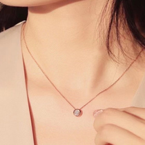 18K Gold Courting Wedding Diamond Necklace Diamond Ring Naked Diamond Ring Custom Platinum Diamond Pendant Woman