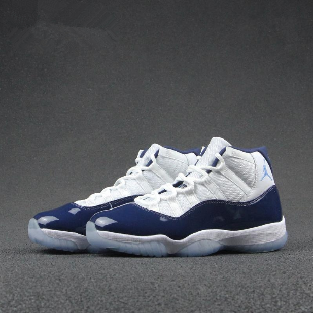 烽火体育 air jordan    unc aj11 乔治城 白蓝 378037-123