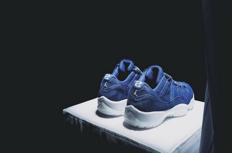 高规格aj11蓝麂皮发售,上脚图美炸!