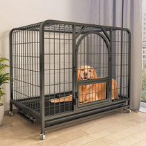 Dog Cage Large Dog Medium Dog Indoor Pet Golden Hair Corky Oversized with Toilet Separate Kennel Dog Fence