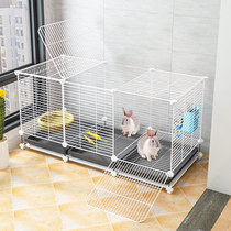 Rabbit cage home indoor extra-large free space rabbit house nest dedicated automatic dung farming