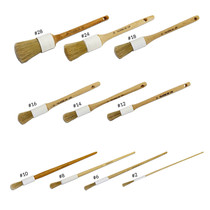 Museum archives Cultural relics protection and repair Paper repair permanent anti-rust special round head glue brush Mounting brush