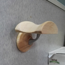 Head-mounted ear frame wall hanging bracket creative metal solid wood Internet cafe computer headset bracket bracket bracket