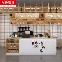 Cashiers Clothing Shop Small Milk Tea Shop Nordic Hairdresden Beauty Salon receptionist Receptionist Counter Commercial