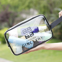 Large capacity Net red cosmetic bag ins Wind Super fire small portable female travel transparent waterproof wash bag storage bag