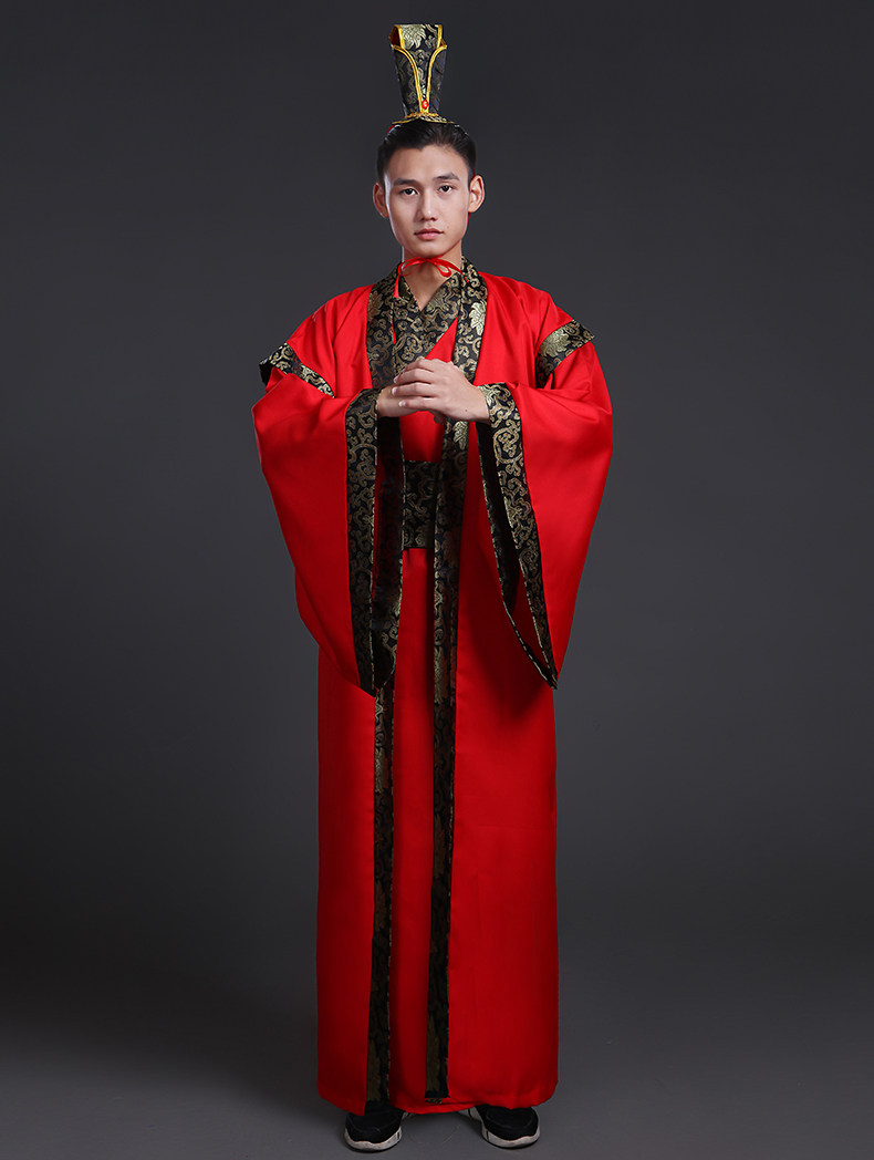 170,180颜色黑色 汉服男古,酒红色 汉服男古,蓝色 汉服男古,白色 汉服