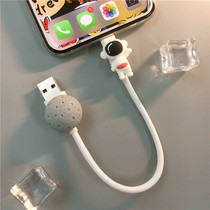 0-2 m charging ppel Apple data line applies cartoon astronaut portable 6 short line iPhone11 charging line 12