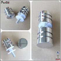 Direct 304 solid stainless steel single hole shower room sliding door small handle drawer bathroom glass door handle