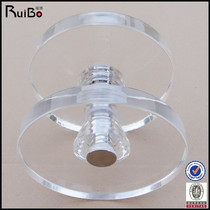 Square acrylic plexiglass door pair door handle crystal handle crystal handle round transparent single hole simple door handle