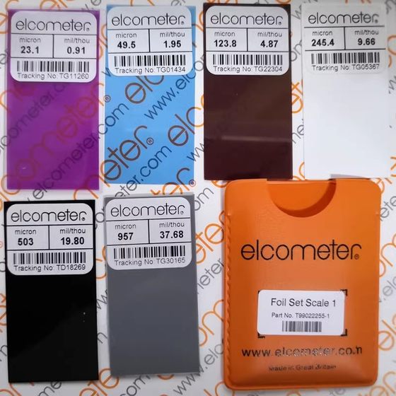 Elcometer456 코팅 두께 게이지 교정 다이어프램 Yigao 456 표준 시트 T990222555-1 Elcometer456 코팅 두께 게이지 교정 다이어프램 Yigao 456 표준 시트 T990222555-1