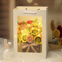 Teachers Day gifts send teachers unwoven cloth handmade material bags homemade send teachers bouquee bouquet potted gifts