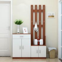 Bedroom simple floor-to-ceiling coat rack Bedroom shoe cabinet Household floor-to-ceiling cabinet Simple multi-layer indoor door garden home fashion