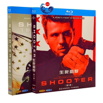 BD Blu-ray American drama Life and Death sniper Shooter 1080p HD season 1-3 with Chinese characters full version