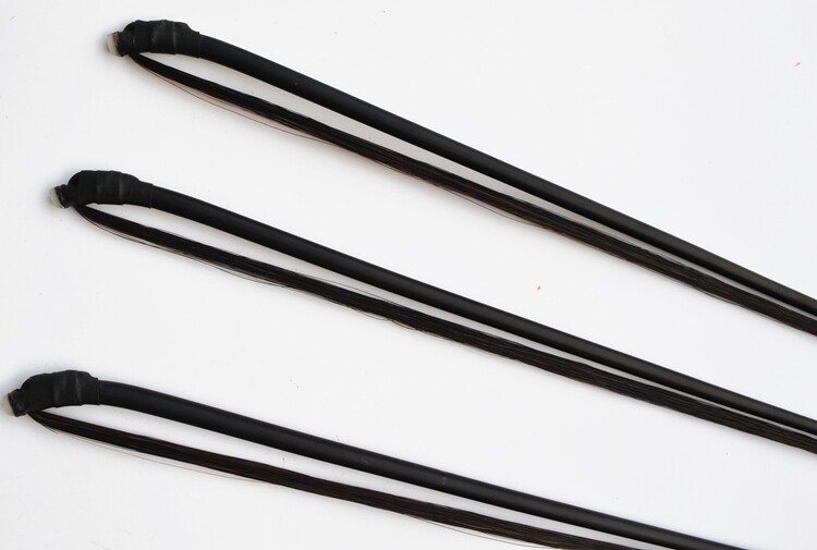 京胡弓子 黑杆京二胡弓78厘米220根左右花马尾 京胡配件 乐器配件
