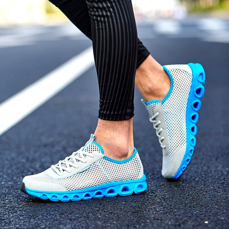 透气网面运动鞋子男潮夏天鞋